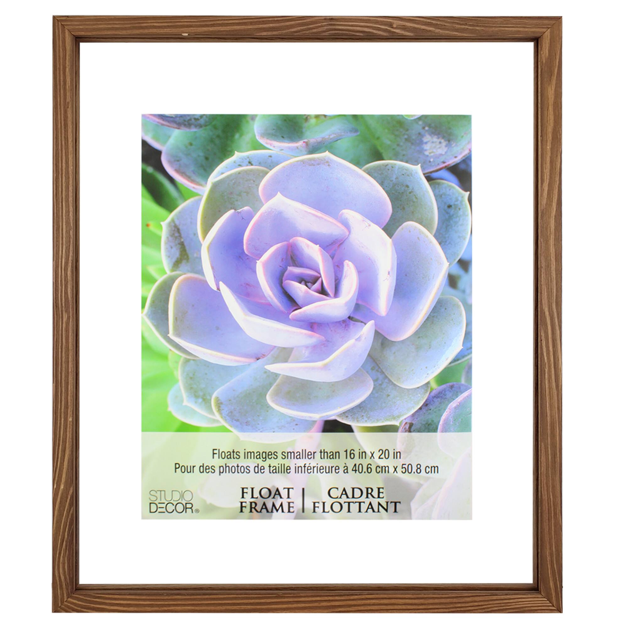16" x 20" Walnut Float Frame by Studio Décor®